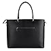 IAITU Laptop Bag for Women, Stylish Handbag Tote Bag Fits 15-15.6 Inch Laptop Multi Compartments Work Bag (Black)