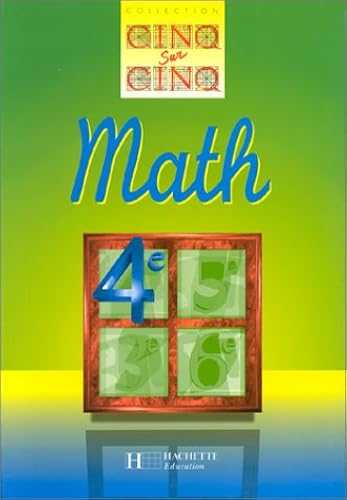 Download Cinq sur cinq, maths, 4e PDF