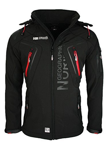 Geographical Norway Hombre Softshell Funciones Chaqueta Para Exterior impermeable