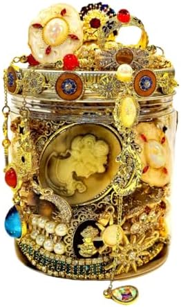 Amazon.com: SMUOBT Mini Blue Gothic Mystery Jewelry Jar – 15 Pcs