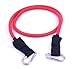 Individual 48" Resistance Tube Bands | by Body Bands | Carabiner End Connectors | Resistance level: 2 to 50 lbs