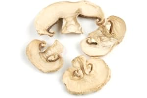 D'Allesandro Organic Dried White Button Mushrooms, Sliced, 1 lb, Gourmet Champignon