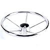 Amarine-made13-12-Inch-5-spoke-Destroyer-Style-Stainless-Boat-Steering-Wheel