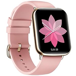 EIGIIS Smart Watch voor vrouwen mannen, 1,69 ” waterdichte activiteitentracker met hartslagbewaking…