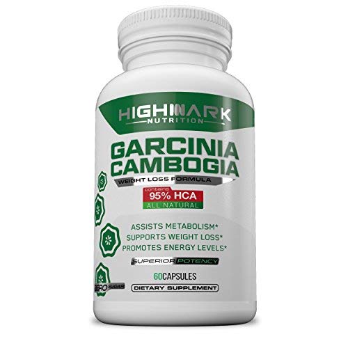 HighMark Nutrition 100% Pure Garcinia Cambogia Extract with 95% HCA | Natural Healthy Weight Loss Pills & Fat Burner for Women & Men | Lose Weight Fast with Appetite Suppressant & Diet Pills 60 CT HighMark Nutrition 100% Pure Garcinia Cambogia Extract with 95% HCA | Natural Healthy Weight Loss Pills & Fat Burner for Women & Men | Lose Weight Fast with Appetite Suppressant & Diet Pills 60 CT