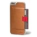 Distil Union Wally Wallet Case for iPhone 6 - Genuine Leather Protective Case (Frost/Brown)