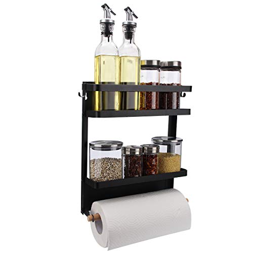 Fridge Organizer, Paper Towel Holder, Kitchen Rack, Rustproof