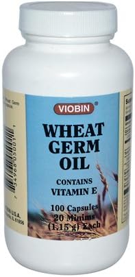 2 Packs of Viobin Wheat Germ Oil - 1.15 G - 100 Capsules