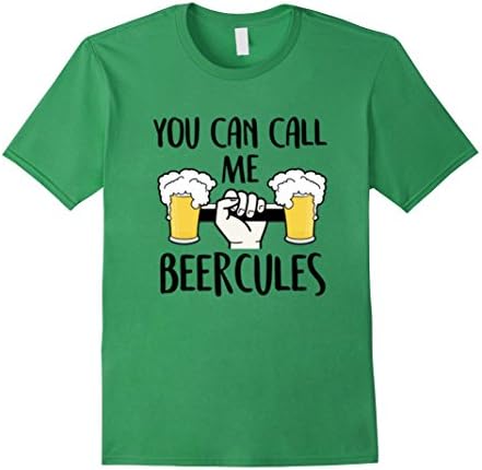 Mens You Can Call Me Beercules T-shirt Medium Grass