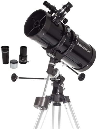 Celestron 21049 PowerSeeker 127EQ Reflector Telescope, Black price