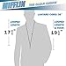 MIFFLIN-USA - Adjustable Safety Breakaway Lanyards for ID Badges, Identification Cards & Name Tags - Black, 36 Inch, Bulk Pack of 100