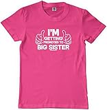 Threadrock Big Girls' I'm Getting Promoted To Big Sister Youth T-shirt
