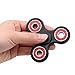 Cppslee Hands Fidget Spinner Toy Stress Reducer- Perfect For ADD, ADHD, Anxiety, and Autism Adult Children (black + red)
