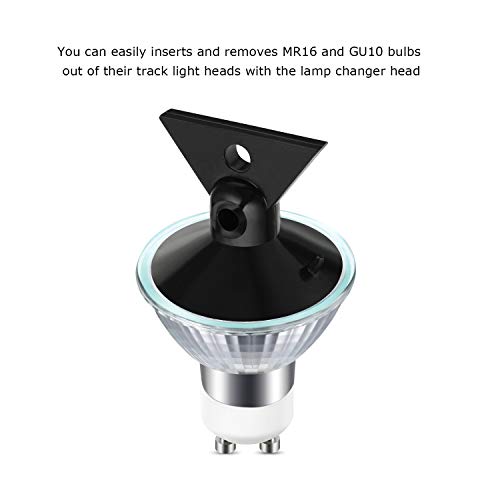 Mudder 3 Pieces Light Bulb Suction Cup Removal Tool GU10 MR16 Lamp