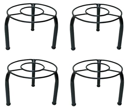 Truphe Plant Stand, Flower Pot Stand, gamla Stand, Balcony Stand (Pack of 4)