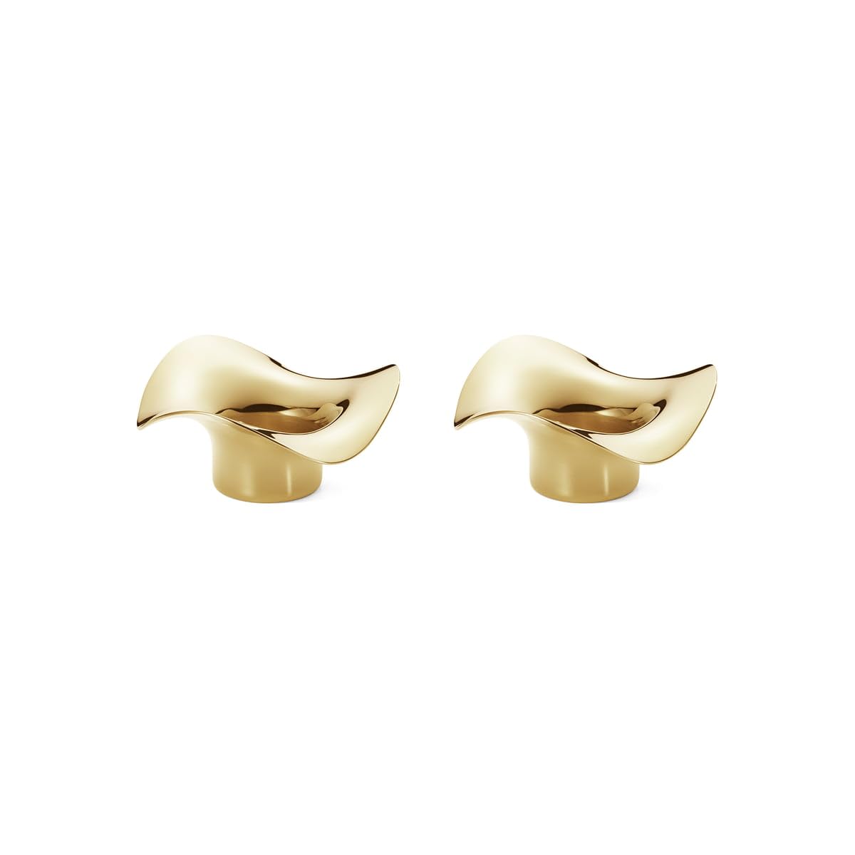 Georg Jensen Cobra Tealight Set 2pcs, Gold