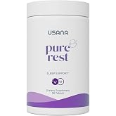 USANA - Pure Rest Melatonin - Sugar Free Dissolvable - 56 Tablets | With Fast-Acting Melatonin, Sugar-Free Dissolvable Tablets, Non-Habit Forming Formula For Sleep-Wake Cycle Support