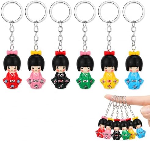 Amazon.com: RAIDIN Acrylic Cute Japanese Kimono Doll Keychain