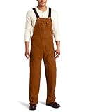 Carhartt Men's Sandstone Bib Overalls Unlined,Carhartt Brown,36 x 30