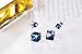 Change Color Earrring PLATO H Immortal Love Drop Dangle Earrings with Swarovski Crystal, Heart Of Ocean Blue Crystal Stud Earring, Woman Girls Jewelry Stud Earring Gifts