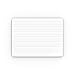 U Brands Dry Erase Lap Boards, Double Sided, Small White Board, 9