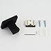 Marmolux Acc Coat Towel Robe Hook Single Square Wall Mount Clothes Holder Bathroom Accessories Stainless Steel Matte Black