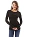 PatttyBoutik Women's Crewneck Cable Knit Pullover Sweater