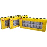 Room Copenhagen LEGO Minifigure Display Case (Large 3 Pack Black)