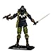 Hasbro Year 2008 G.I. Joe Comic Series 4 Inch Tall Action Figure - Arctic Trooper SNAKE EYES with Harness, Backpack, Katana Sword, Submachine Gun, Snow Shoes and Display Stand