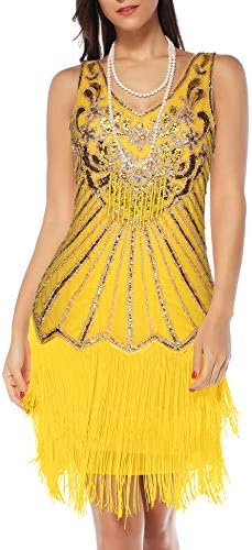 yellow gatsby dress