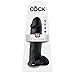 Pipedream King Cock with Balls, Black, 12 Inch