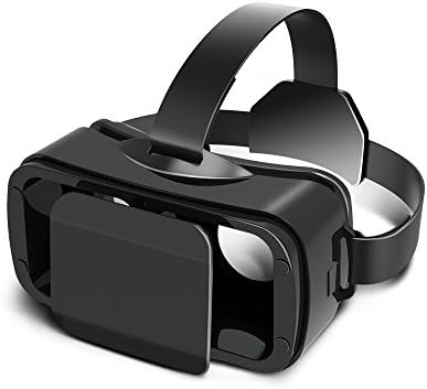Fritesla Virtual Reality Headset 3D Glasses VR Box for Smartphone Iphone 6 plus Samsung S6 (Black)