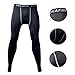 BeneU Sports Compression Running Gym Exercise Lycra Elastic Tight Pants Leggings for Men Male(Size S)