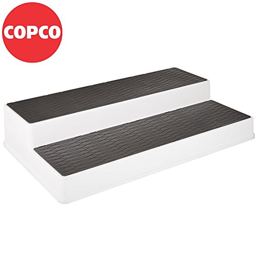 Copco 2555 0179 Non Skid 2 Tier Spice Pantry Kitchen Cabinet