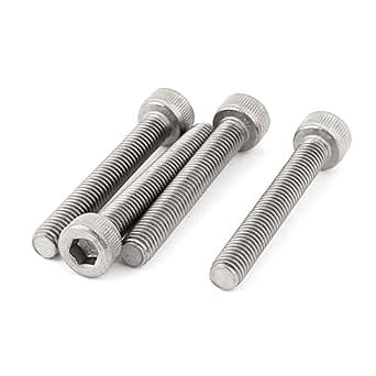 25 Bulloni Esagonali M5 X 16mm Acciaio Inox A2-70 | Vite Testa Esagonale DIN933 FAS