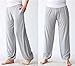 AvaCostume Men’s Lightweight Loose Yoga Pants Elastic Waist Modal Yoga Harem Pants LightgrayP Mthumb 1