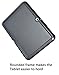 Bobj Rugged Case for Samsung Galaxy Tab 4 10.1 and Tab 3 10.1 -Tablet Model SM-T530, SM-T531, SM-T535, and Other SM-T53 - BobjGear Custom Fit - Patented Venting - Sound Amplification (Bold Black)