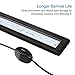 NICREW LED Aquarium Light for 12-18 inches Planted Fish Tank, White and Tri-Colored RGB LEDs, 13W
