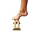 Foot Massager Wooden Roller - Relieve Plantar Fasciitis, Heel & Foot Arch Pain + Foot File Relaxation Gift, Acupressure, Trigger Points, Blood Circulation, Reflexology