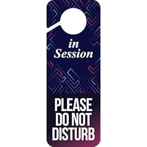 Baby Marley | in Session Door Hanger | Do Not Disturb Sign