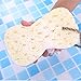 Chinco 3 Pieces Bath Sponge Shower Sponge Soothing Body Sponge for Cleaning Exfoliating