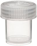 Nalgene 2118-0002 Polypropylene 60mL Wide-Mouth Translucent Straight-Sided Jar (Pack of 12)
