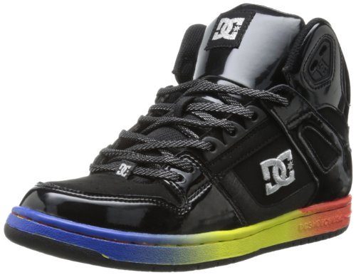 rainbow dc high tops
