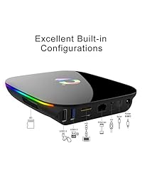 2019 Q Plus Android 8.1 TV Box 4GB RAM 32GB ROM WiFi 2.4GHz Quadcore Cortex A53 HDMI 2.0 Support 6K 3D H.265