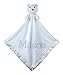 Custom Catch Personalized Teddy Bear Baby Blanket Gift for Boy - Blue
