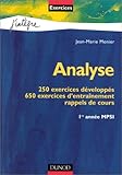 Image de Analyse, 1e annÃ©e MPSI : Exercices