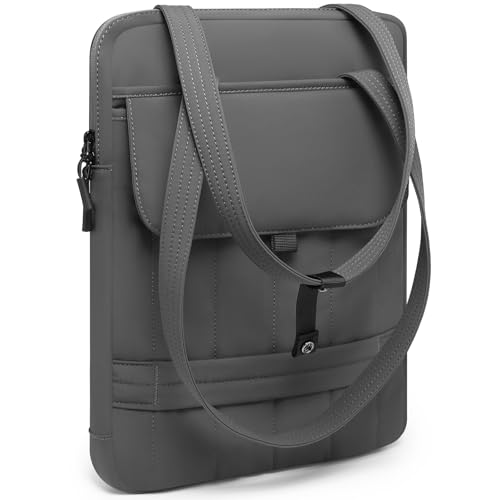 HYZUO 13-14 Inch Puffy Laptop Sleeve Space Gray