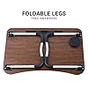 GROSSe-Laptop-Bed-Table-Lap-Standing-Desk-for-Bed-and-Sofa-Breakfast-Bed-Tray-Laptop-Lap-Desk-Folding-Coffee-Tray-Notebook-Stand-Reading-Holder-for-Couch-Floor-Kids60-x-40-cm-Black GROSSē Laptop Bed Table Lap Standing Desk for Bed and Sofa Breakfast Bed Tray Laptop Lap Desk Folding Coffee Tray…