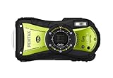 Pentax Optio WG-1 14 MP Waterproof Digital Camera with GPS and 5xOptical Zoom -  Yellow/Green