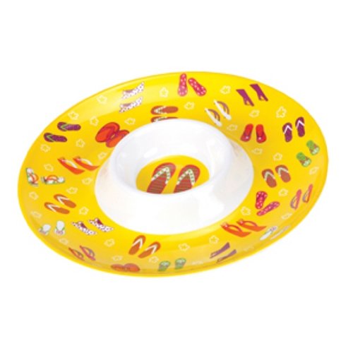 C.R. Gibson Lolita Chip and Dip Tray, Flip Flop